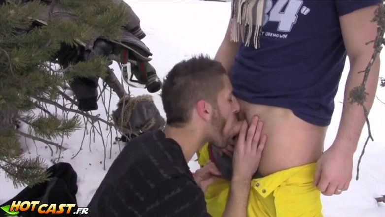Sexy Twinks: Sexy Twinks - Twink šuká ve sněhu