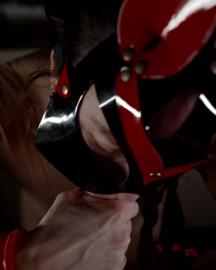 YARzabello: Fuck in mouth elegant blowjob from masked woman