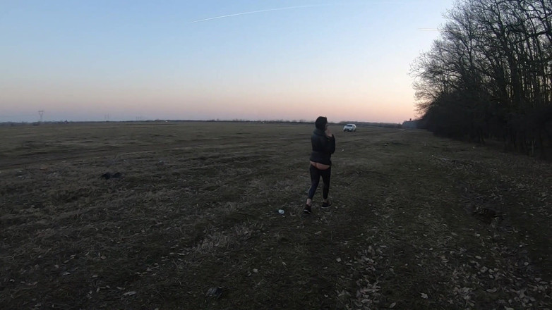 MilfyCalla: Blow-job in the Woods with My Husband Friend- Down-jacket Fetish 249