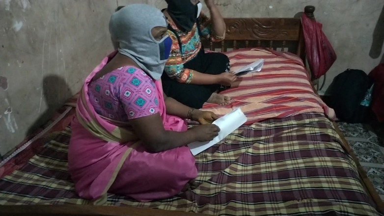 Tamil lesbian: Förberedelse av shoot