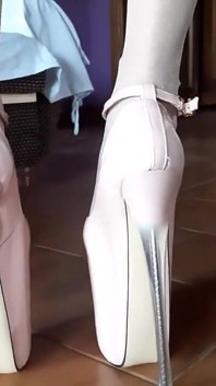 Patent Leather Shoes with Very High Heels, My Passion