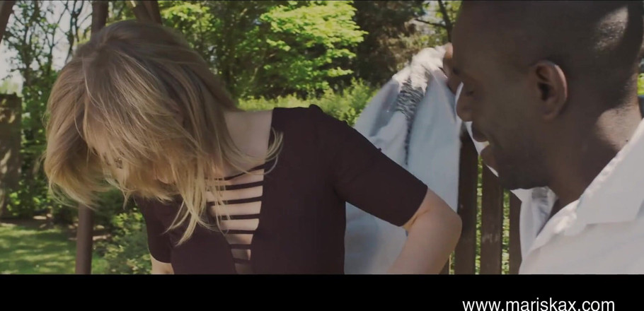 Mariska x: Blonde Tina enjoys a Huge BBC