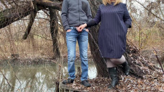 OurFetishLife: Soacra mea știe cât de mult îi place ginerele ei în aer liber