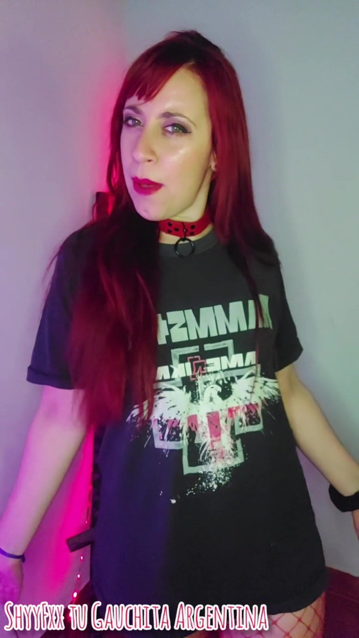 Tu Gauchita Argentina: Shyyfxx Crazy Night with a Very Gauchita Metalhead Redhead! Part 1
