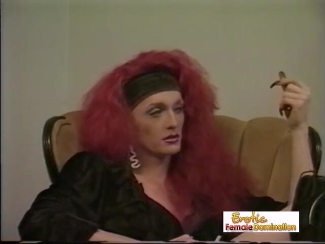 Erotic Female Domination: Redhead and brunette femdom licking slave's feet