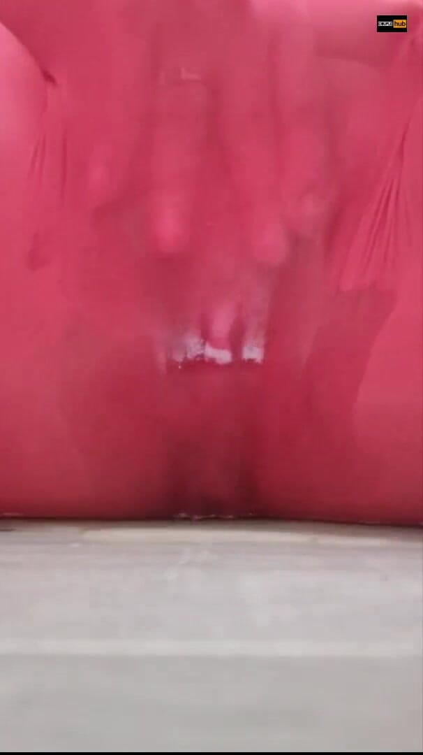 Lacey-lee: BIG SQUIRT!!! In Red Seamless Pantyhose
