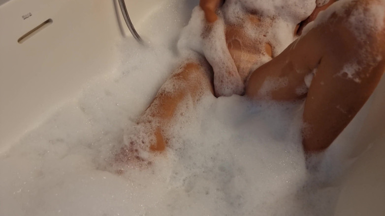 TheloveStory: Busty blonde teen masturbates in the bath