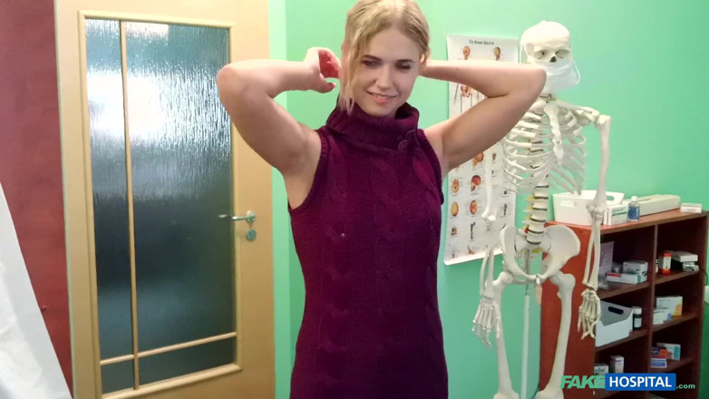 Fake Hospital: Internal Creampie Medicine for Hot Blonde