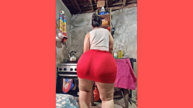 Xprohibidox1: Neighbor in Tight Red Skirt