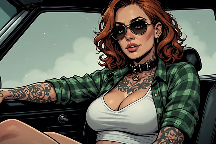 AI Porn: Hot Tattoo Babes Art