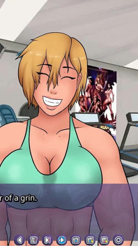 Futadomworld: Man Surrounded with Big Strong Muscular Futas in the Gym - Episode 4