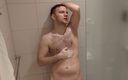 Gay Kink Couple: Distracție la dușul hotelului