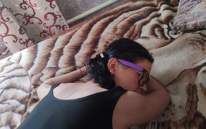 Irochka3008: Naughty Glasses Girl Slurping Deep - From Study to Slut Ppov &amp;...