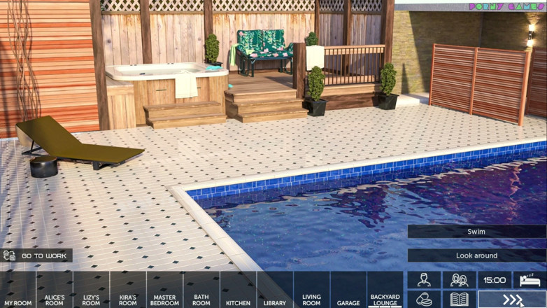 Porny Games: Pill King by Effx Games - Poolside Anal with Stepsis, Brave...