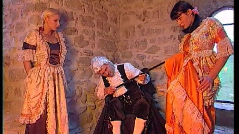 Inhonorof porn: O chestie de 3 oameni într-o mască cu marchizul