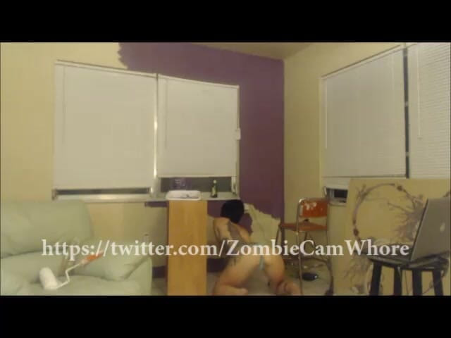 Goddess Vivian Leigh: Voyeur malování nahoře bez