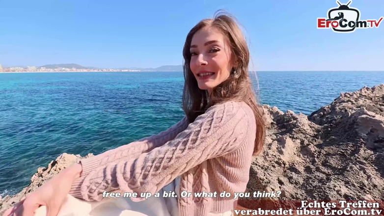 EroCom: German Tourist Teen Becky California Pick up Guy for a...
