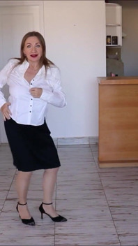 Business lady strip, obciąganie, tittyfuck