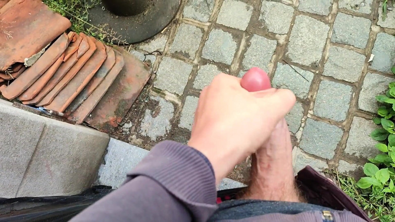 Sara B: POV: Outdoors cum