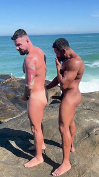 Follado En La Playa Por Una Polla Negra