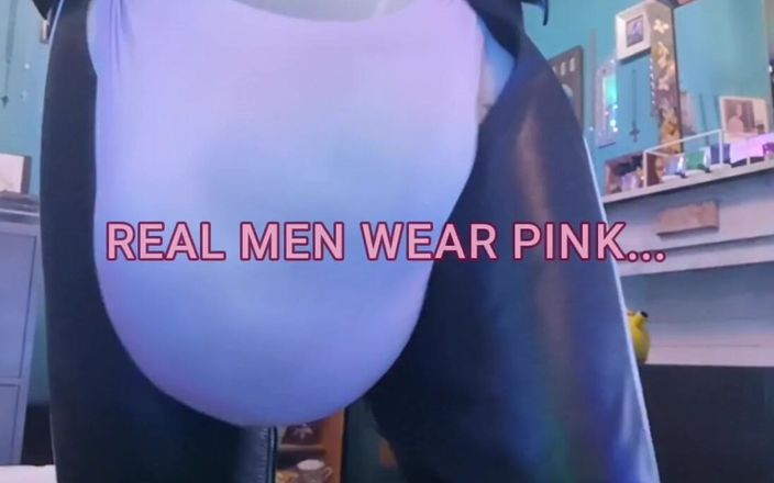 Monster meat studio: 本物の男性はピンクとチャップスを着ています