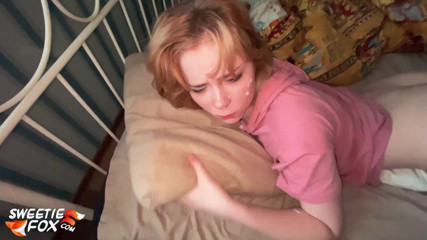 Sweetie Fox: Lover hard fucking narrow pussy Sweetie Fox - cum on face