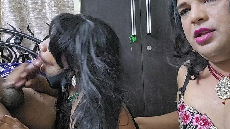 Indiansissychubby: Trójkąt dziwka udostępnianie treningu z BF część 2