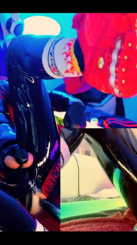 I Love the Black Full Body Latex Suit