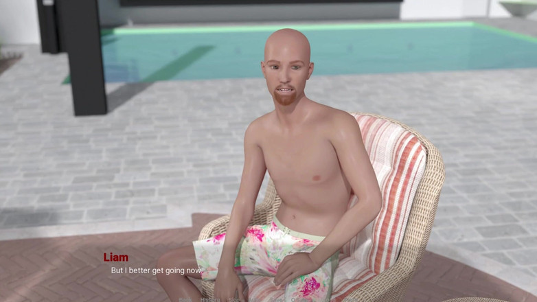 3D Cartoon Porn: 离家 9 liam 在卧室里操索菲亚（口交开始）靠近丈夫