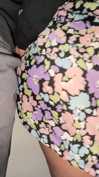 You Can See It When She Strokes the Stranger's Penis