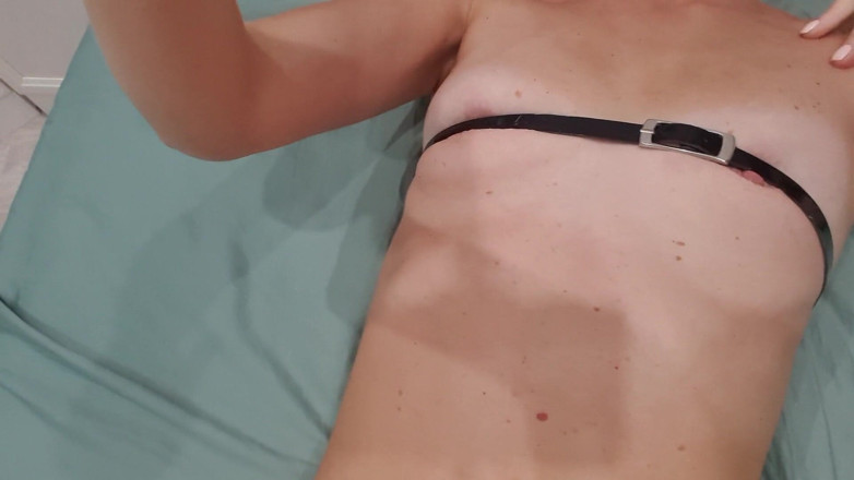 Mark: Hot teen milf playing with her tight shaved pussy