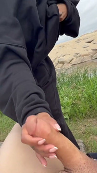 Public Creampie with Gattouz0 - I Got on My Knees, Sucked Him off and Finished Inside Me - Yasmina Khan
