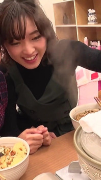 Soba & Hot Pot Party - Cute Naughty Lesbian Play Yua Nanami & Amari Hoshi