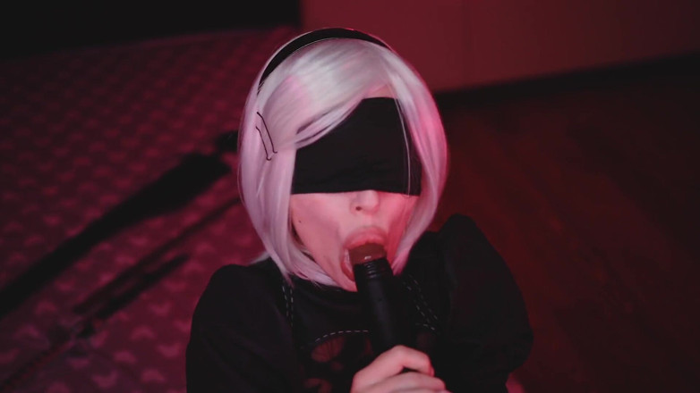Mysweetalice: BBCニーアオートマタコスプレBBCフェラチオMysweetalice別名Mykinkydope