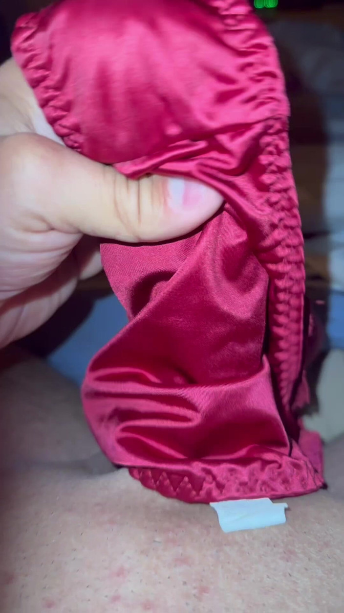 Bigbrook45: Red Satin Panties