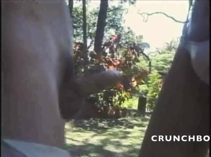 Shemale videos: Blondy shemale fucked by straight in forest cruising