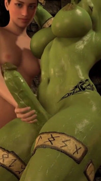 Milking a Thick Shemale Ork