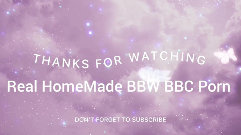 Real homemade BBW BBC porn: Bbwbootyful rubbing my fat pussy threw my knickers