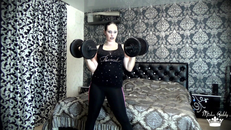 Goddess Misha Goldy: Б'ю мій останній виклик підйому ваги! Більше 50 разів за вправу