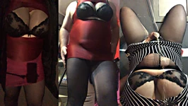 Crazy Night Out com Elena Andreou com mijo e orgasmo com risco na rua e no escritório