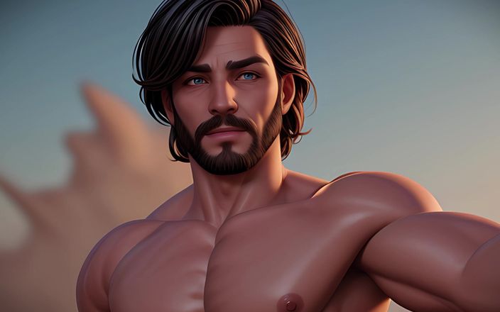 Erotic Man: Scruffy Hunks: Prezentace Scruffy 3D Cgi Men