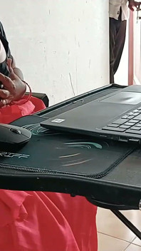 Step-brother Sucked My Boobs During Online Interview