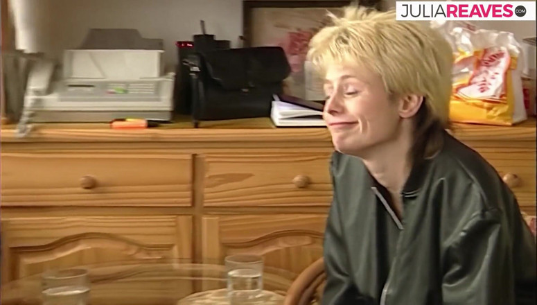 Retro German Casting Tour: Skinny girl strips while having a conversation with a guy