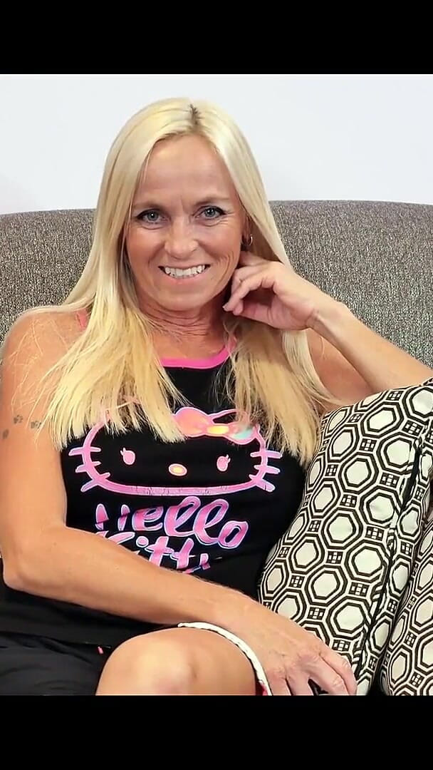 Busty Blonde Cougar Dani Dare Interracial Interview (Black bull challenge)