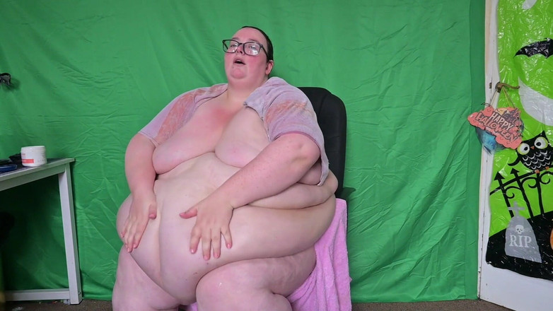 SSBBWLadyBrads: Massaggio con la pancia grassa e massaggio a secco parte 2