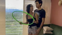 I Help My Shy Stepsister with Her Aerobics Classes and I End up Fucking Her Nice and Hard.