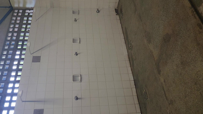 Hakam: Meeting New Communal Showers at the Swim Facility Visiting