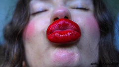 Rarible Diamond: Schöne Qual agonie, rote Lippen