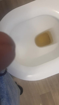 Pissing in Womens Toilet