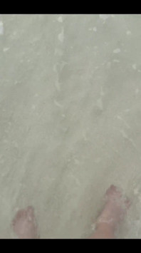 Running my bare feet on the white beach sand by the ocean.